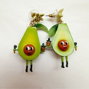 Avocado Novelty Fashion Jewelry Earrings